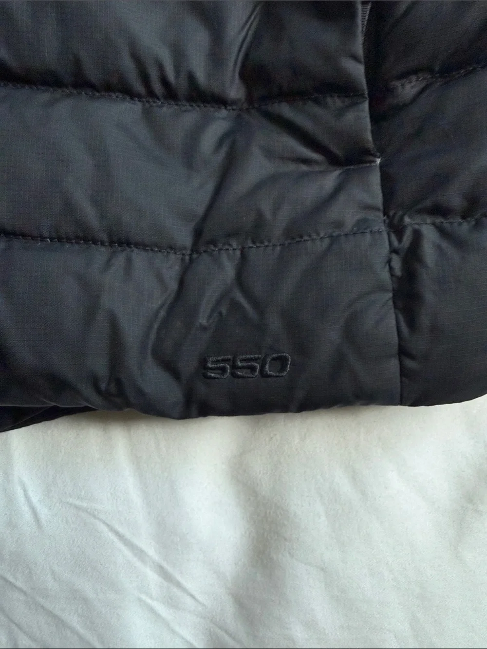 The North Face Black Quilted 550 Down Vest